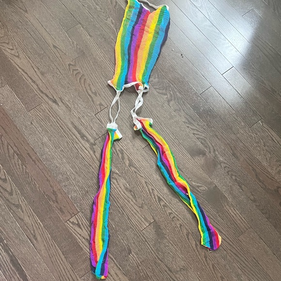 Color Block Fishnet Set - Picture 2 of 2